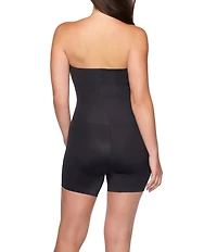 TC Fine Shapewear Dress Rehearsal Strapless Mid-Thigh Shaping Bodysuit