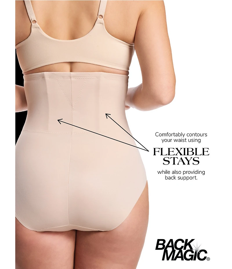 TC Fine Shapewear Shape Away Back Magic Hi-Waist Brief Panty