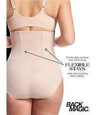 TC Fine Shapewear Shape Away Back Magic Hi-Waist Brief Panty