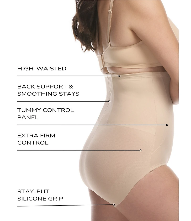 TC Fine Shapewear Shape Away Back Magic Hi-Waist Brief Panty