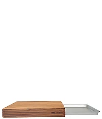 Teakhaus x USA Pan Prep To Pan Cutting Board With Half Sheet Pan