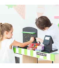 Teamson Kids Cashier Austin Play Market Stand