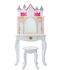Teamson Kids Dreamland Multi Castle Play Vanity & Accessories Set