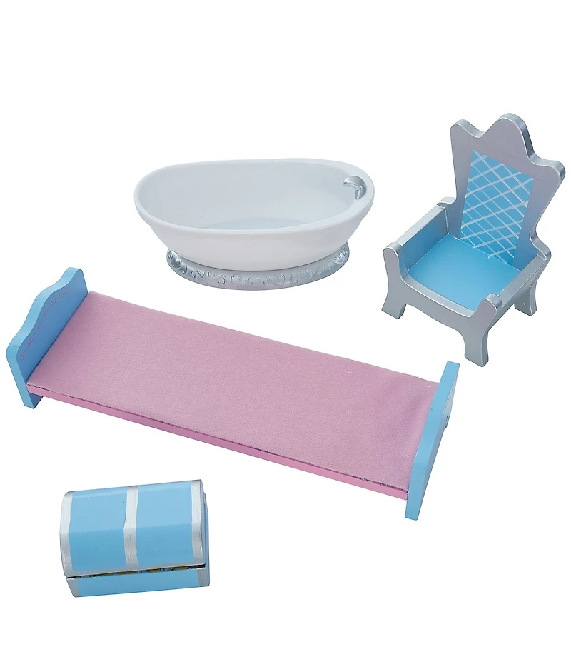 Teamson Kids Dreamland Castle Play Vanity & Accessories Set