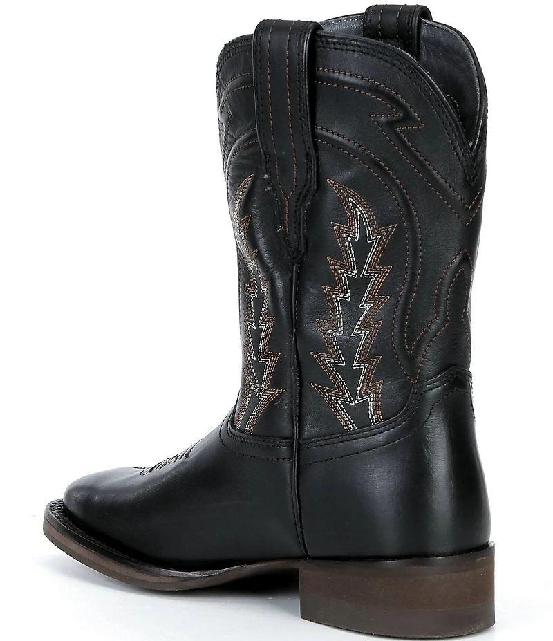 Tecovas Boys' The Doc Cowhide Leather Square Toe Cowboy Boots (Toddler)