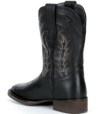 Tecovas Boys' The Doc Cowhide Leather Square Toe Cowboy Boots (Toddler)