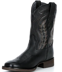 Tecovas Boys' The Doc Cowhide Leather Square Toe Cowboy Boots (Toddler)