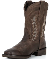 Tecovas Boys' The Doc Leather Cowboy Boots (Youth)