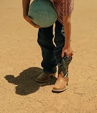 Tecovas Boys' The Doc Leather Cowboy Boots (Youth)