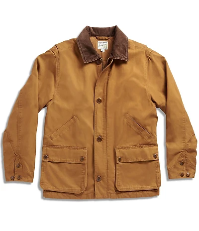 Tecovas Contrasting Collar Long Sleeve Canvas Barn Coat