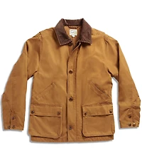 Tecovas Contrasting Collar Long Sleeve Canvas Barn Coat