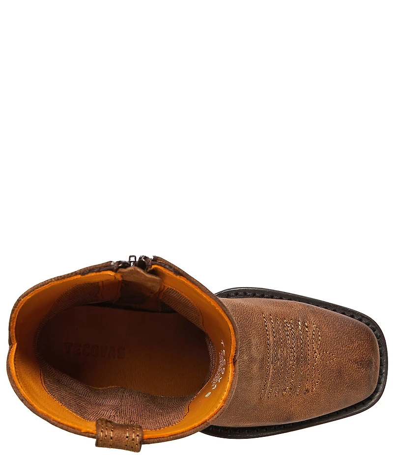 Tecovas Girls' The Annie Cowhide Leather Cowboy Boots (Infant)