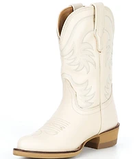 Tecovas Girls' The Annie Cowhide Leather Cowboy Boots (Infant)