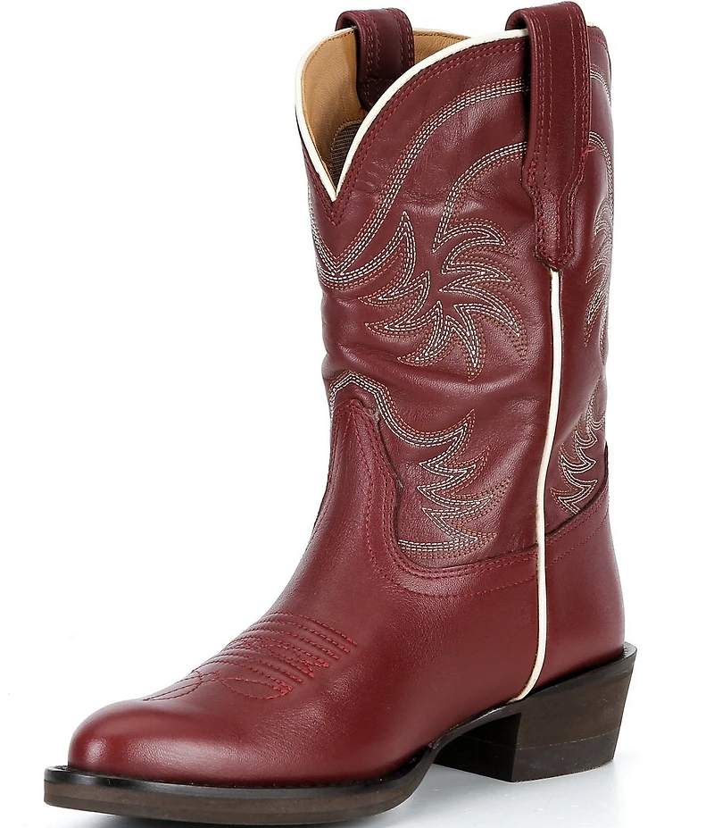 Tecovas Girls' The Annie Cowhide Leather Cowboy Boots (Infant)