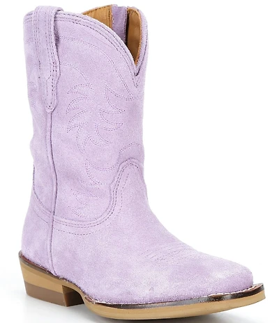 Tecovas Girls' The Annie Cowhide Leather Cowboy Boots (Infant)
