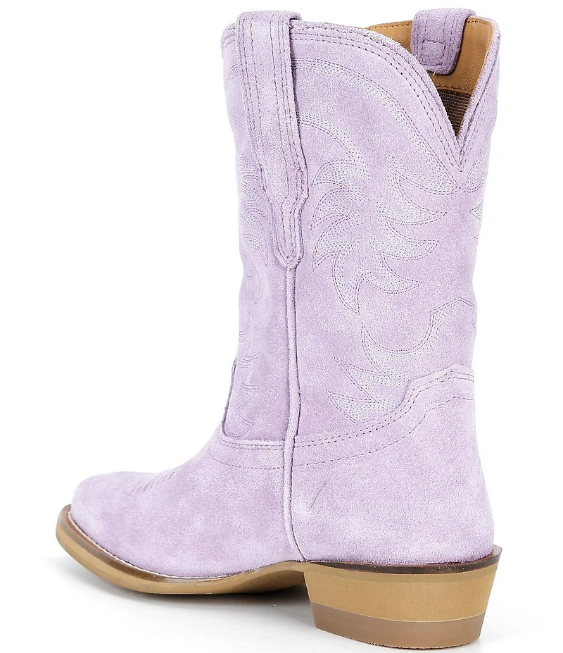 Tecovas Girls' The Annie Cowhide Leather Cowboy Boots (Infant)