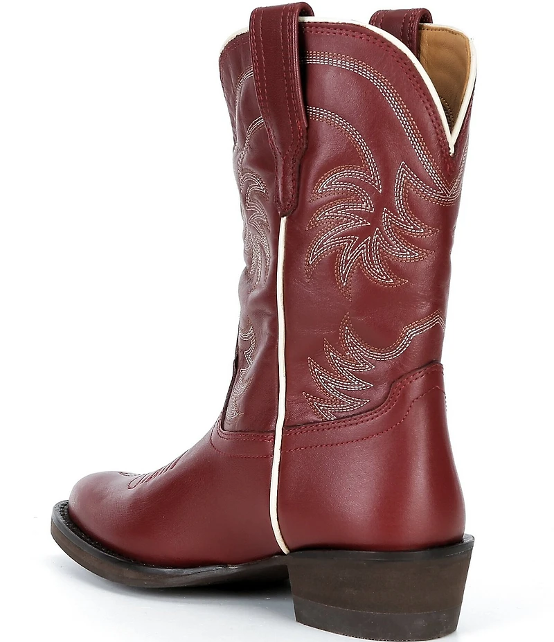 Tecovas Girls' The Annie Cowhide Leather Cowboy Boots (Toddler)