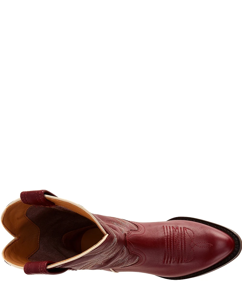 Tecovas Girls' The Annie Cowhide Leather Cowboy Boots (Toddler)