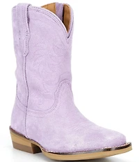 Tecovas Girls' The Annie Cowhide Leather Cowboy Boots (Toddler)