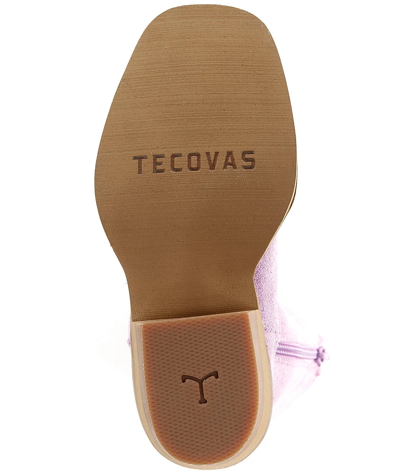 Tecovas Girls' The Annie Cowhide Leather Cowboy Boots (Toddler)