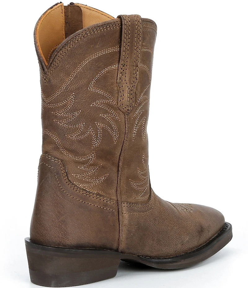 Tecovas Girls' The Annie Cowhide Leather Cowboy Boots (Toddler)