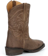 Tecovas Girls' The Annie Cowhide Leather Cowboy Boots (Toddler)