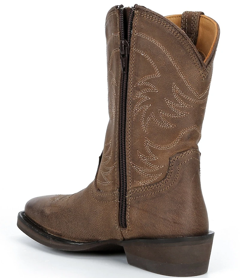 Tecovas Girls' The Annie Cowhide Leather Cowboy Boots (Toddler)