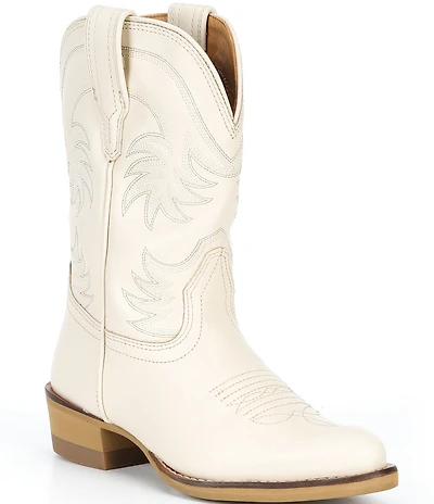 Tecovas Girls' The Annie Cowhide Leather Cowboy Boots (Toddler)