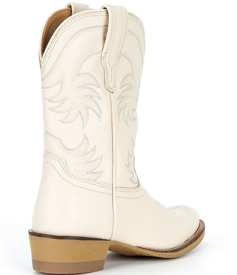 Tecovas Girls' The Annie Cowhide Leather Cowboy Boots (Toddler)