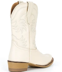 Tecovas Girls' The Annie Cowhide Leather Cowboy Boots (Toddler)