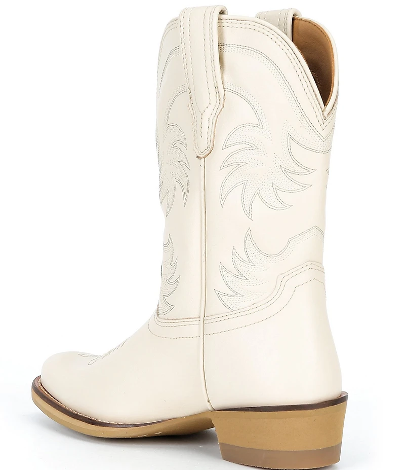 Tecovas Girls' The Annie Cowhide Leather Cowboy Boots (Toddler)