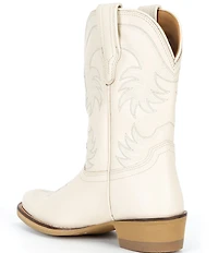 Tecovas Girls' The Annie Cowhide Leather Cowboy Boots (Toddler)