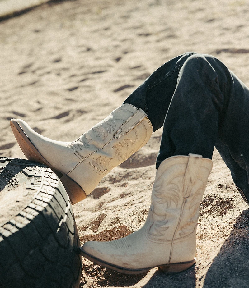 Tecovas Girls' The Annie Cowhide Leather Cowboy Boots (Toddler)