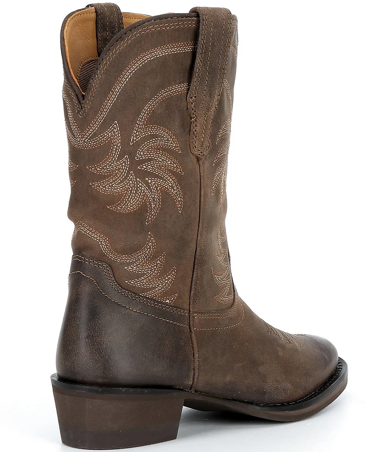 Tecovas Girls' The Annie Cowhide Leather Cowboy Boots (Youth)