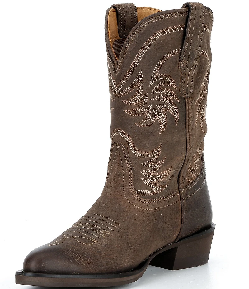 Tecovas Girls' The Annie Cowhide Leather Cowboy Boots (Youth)