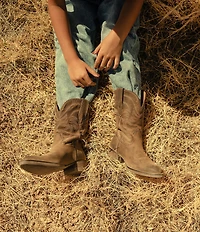 Tecovas Girls' The Annie Cowhide Leather Cowboy Boots (Youth)