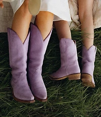 Tecovas Girls' The Annie Cowhide Leather Cowboy Boots (Youth)