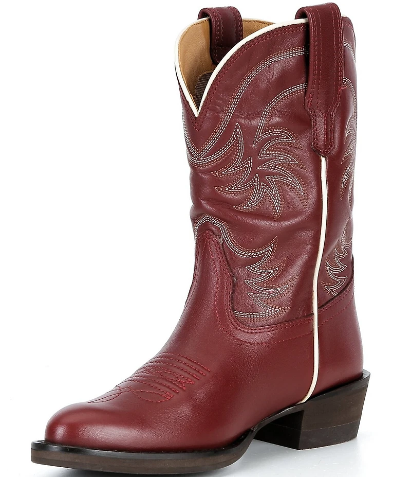Tecovas Girls' The Annie Cowhide Leather Cowboy Boots (Youth)