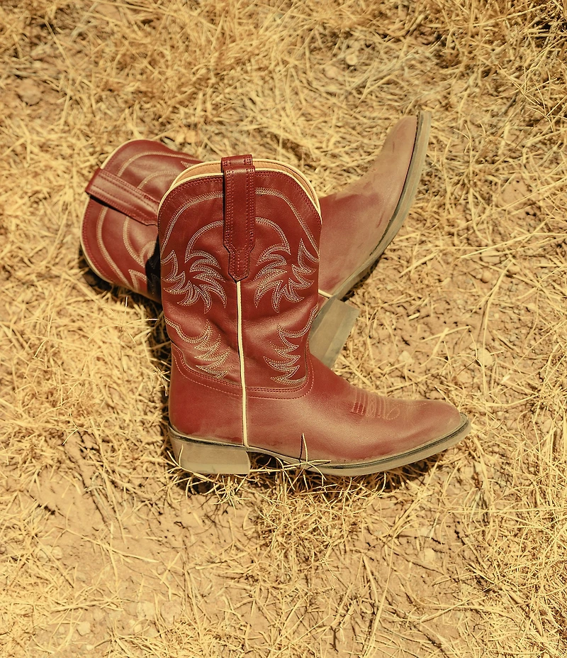 Tecovas Girls' The Annie Cowhide Leather Cowboy Boots (Youth)