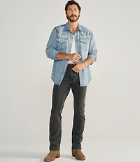 Tecovas Long Sleeve Pearl Snap Front Denim Shirt