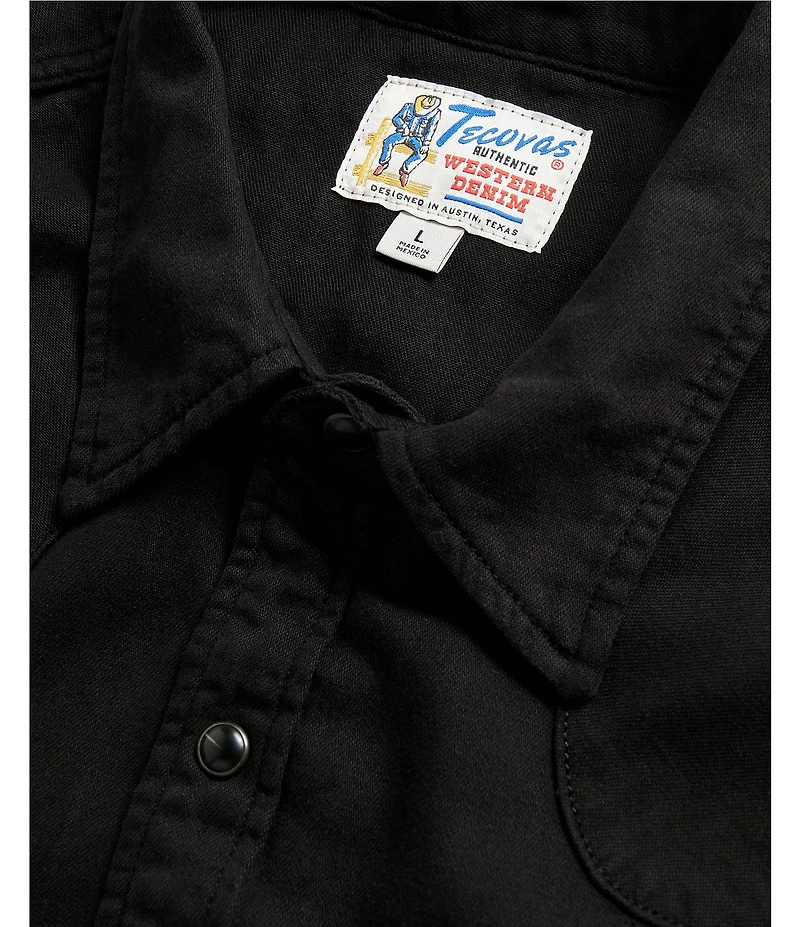 Tecovas Long Sleeve Snap Front Denim Shirt
