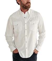 Tecovas Men's Performance Long Sleeve Western Pearl Snap Shirt