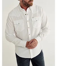 Tecovas Men's Performance Long Sleeve Western Pearl Snap Shirt