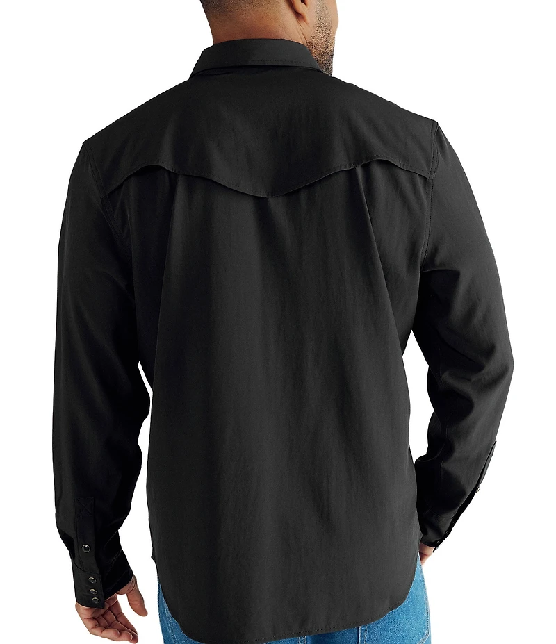 Tecovas Men's Performance Long Sleeve Western Pearl Snap Shirt