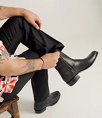 Tecovas Men's The Dean Cowhide Leather Zip Cowboy Boots