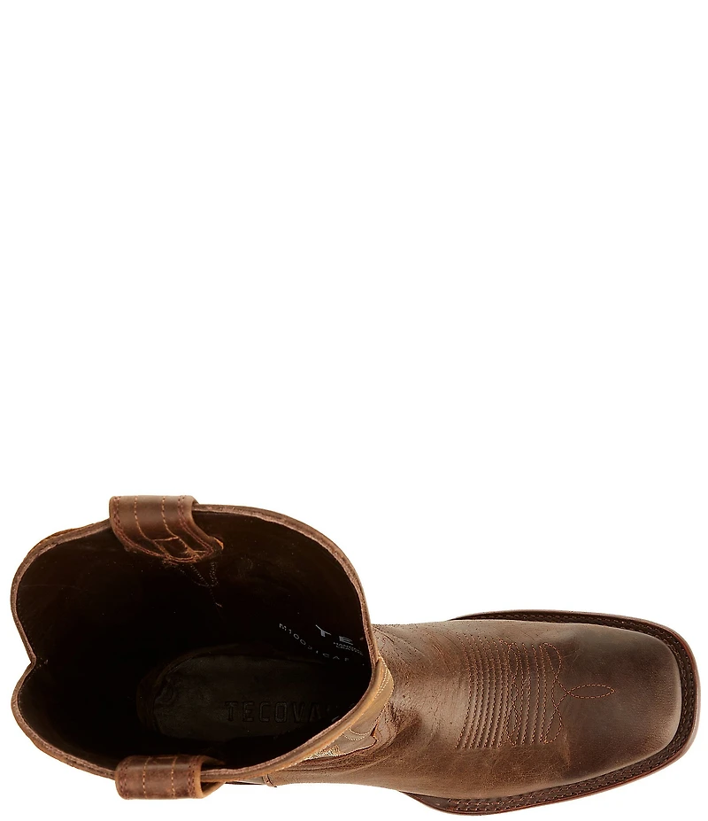 Tecovas Men's The Doc Goat Leather Square Toe Cowboy Boots