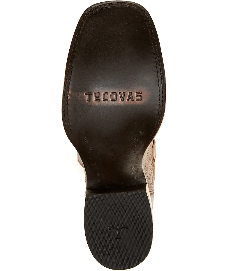 Tecovas Men's The Doc Goat Leather Square Toe Cowboy Boots