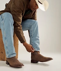 Tecovas Men's The Doc Goat Leather Square Toe Cowboy Boots