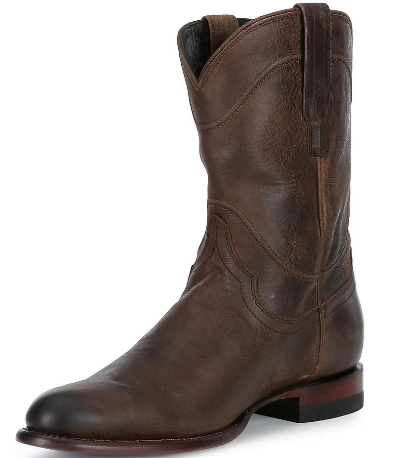 Tecovas Men's The Earl Goat Leather Roper Boots