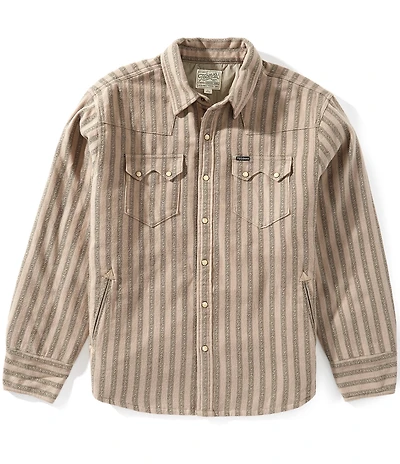 Tecovas Sawtooth Long Sleeve Jacquard Shacket